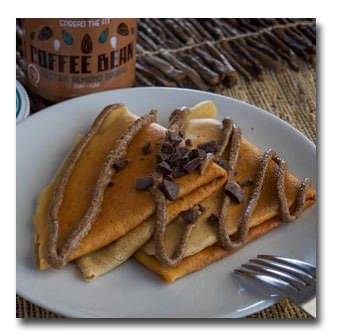 Beurre d amande proteine aux grains de cafe