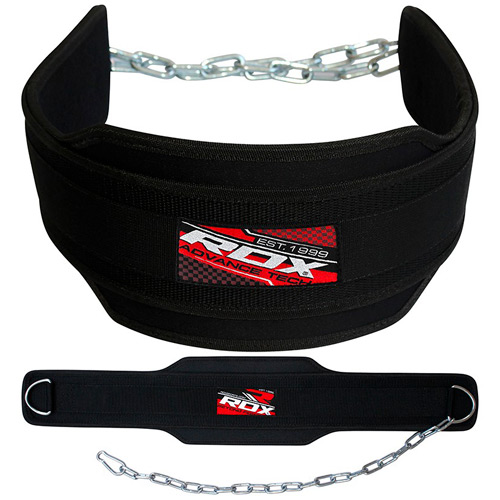 DMoose Ceinture Dip en néoprène avec chaîne de levage en acier