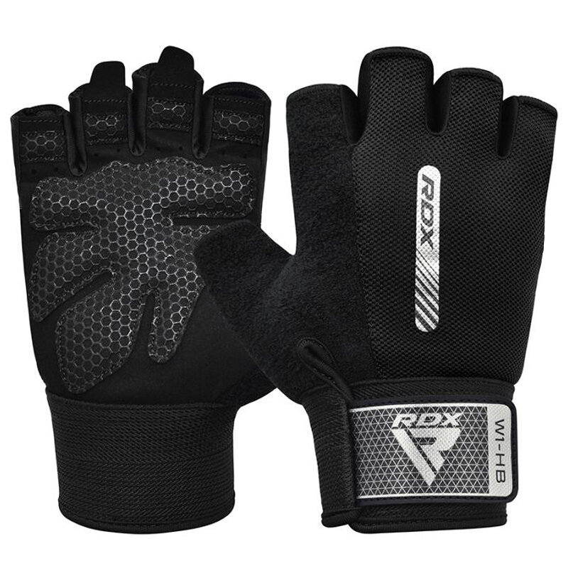 Gym Weight Lifting Gloves W1 Black