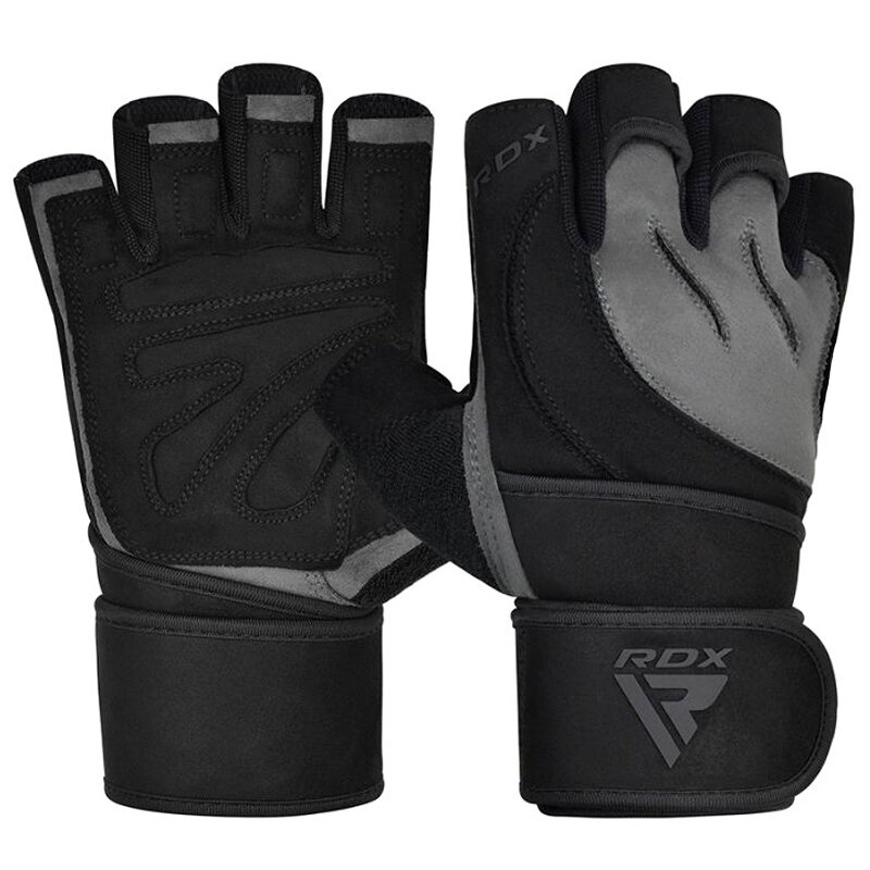 Gym Gloves Micro Gray Black